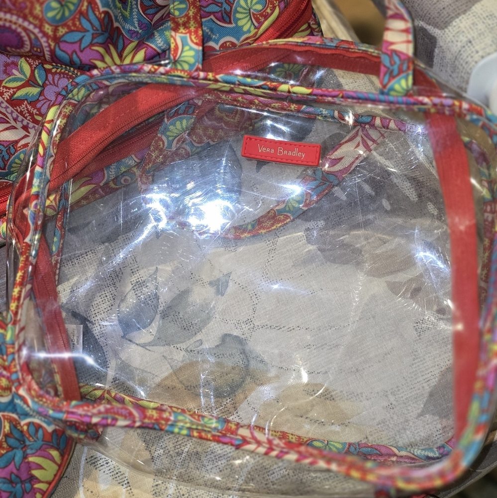 Vera Bradley Colorful Paisley Travel Bag Set - Picture 5 of 14